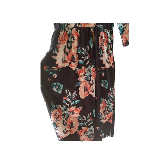 Girls Bohemian Floral Dress - Picture 3 of 4